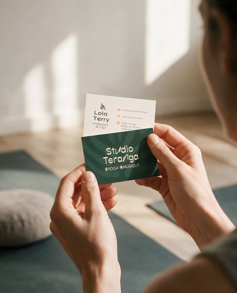 Sandrine Beaud - Identité graphique - logo studio de Yoga